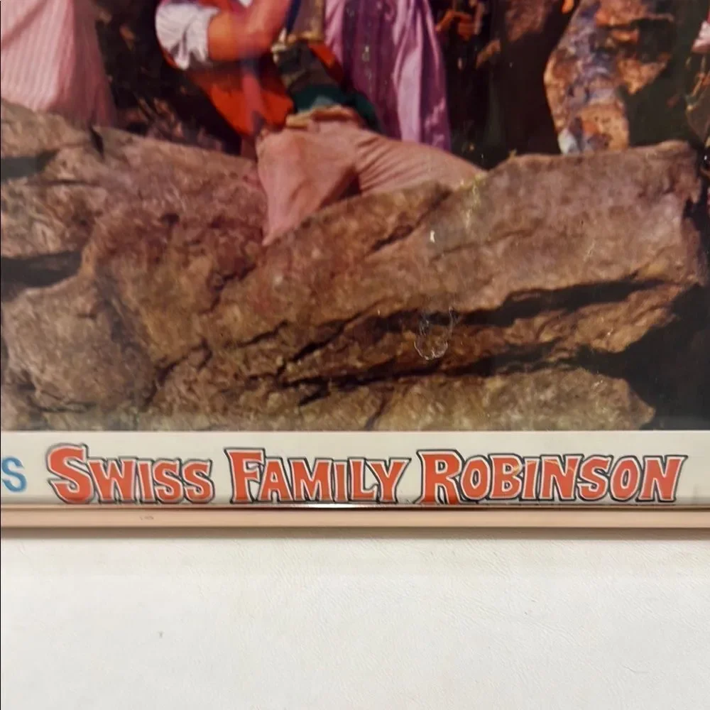 Walt Disney Swiss Family Robinson 11 X 14 In Framed Wall Art 1968 Technicolor
